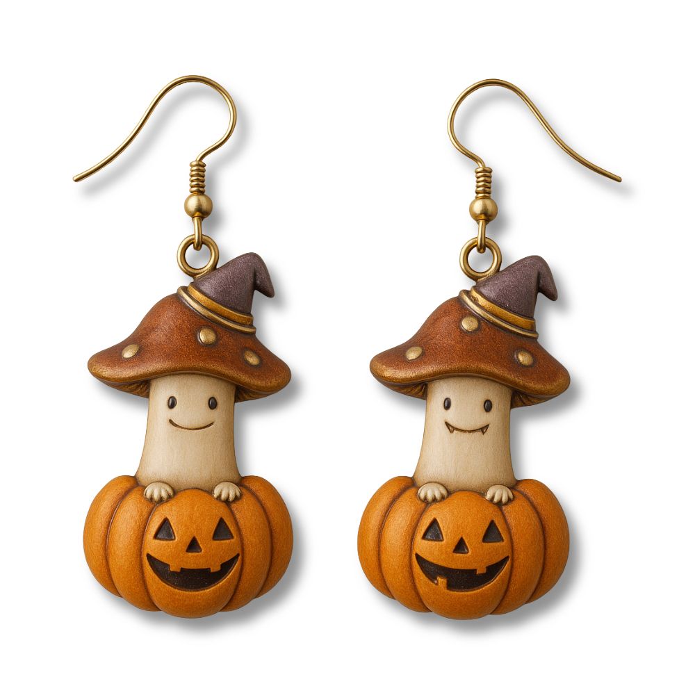 ハロウィンピアスの写真